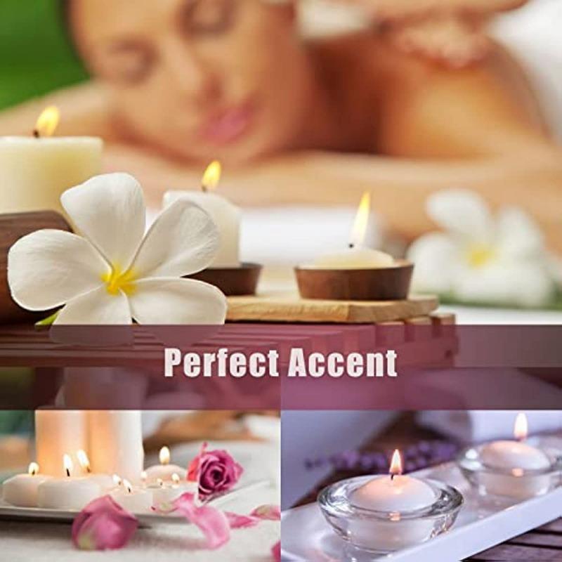 6Pack Floating Candles Unscented Discs for Wedding, Pool Party, Holiday & Home Decor.