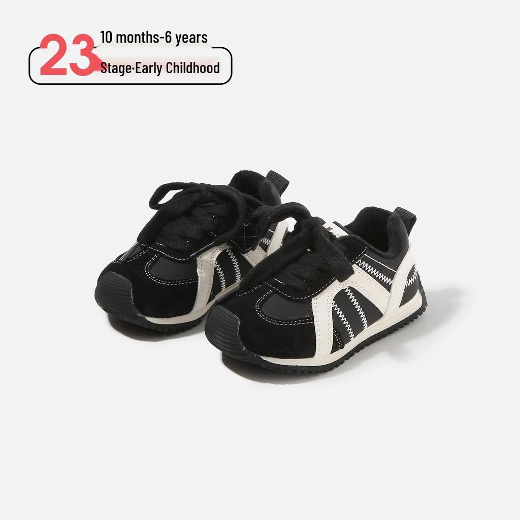 Zimowe buty niemowlęce z miękką podeszwą - Wyściełane aksamitem, Unisex, Styl codzienny i sportowy