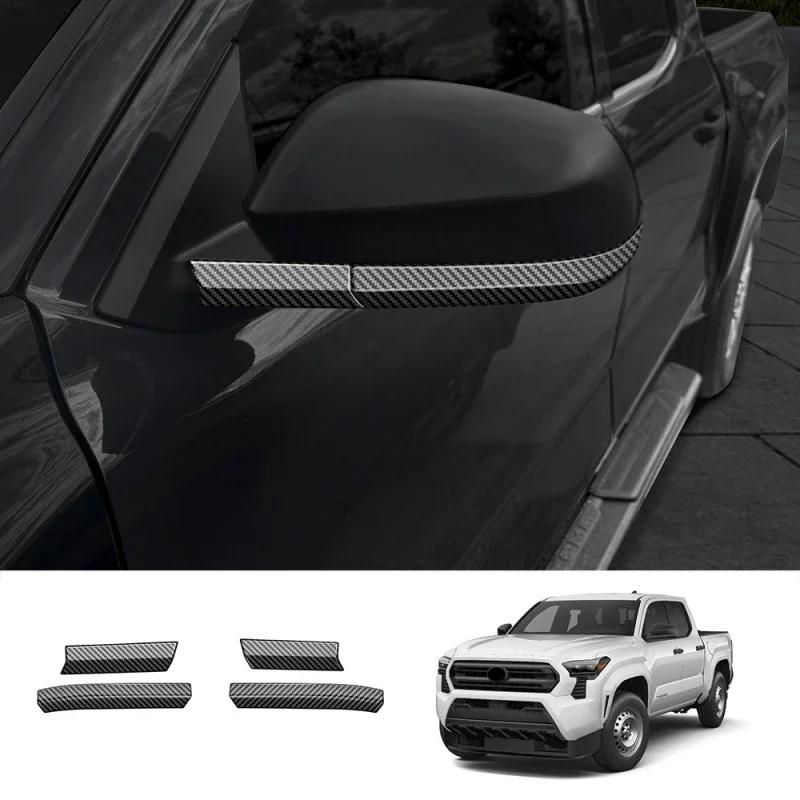 ABS Carbon Fiber For Toyota Tacoma 2024-2025 Central Control Trument Panel Steering Wheel Door Handle Interior Accessories