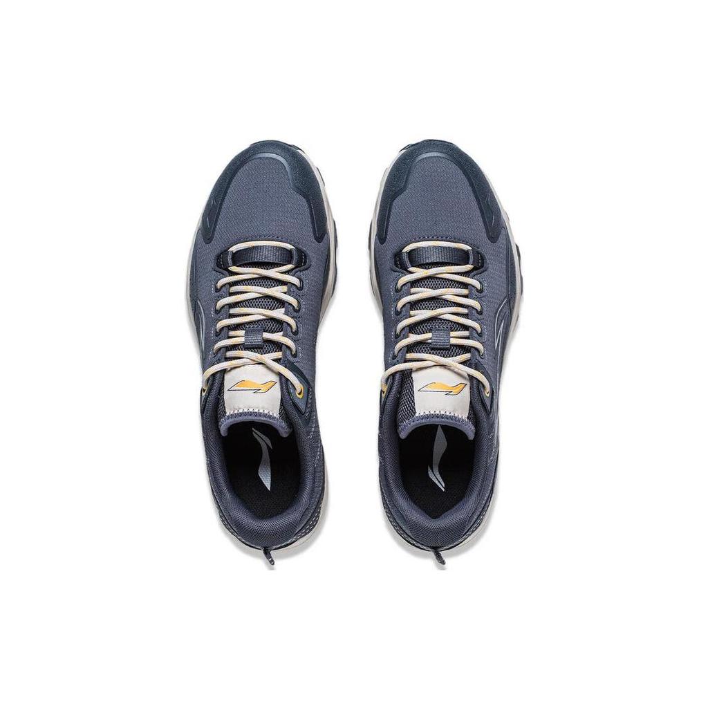 Li Ning Slip Resistant Low top Running Shoes Men's Black Gray ARNT011-1