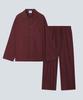 [The Dreamer] Natural Air Cotton Pajama Set Wine Red [Shipped from Korea] 100% Authentic