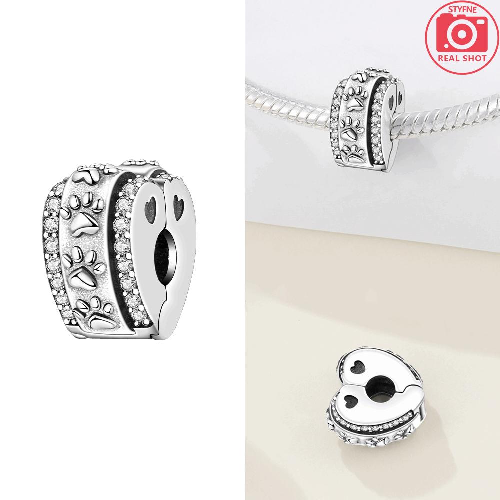 Exquisite Original Copper Peace Dove Love Travel Bead Jingle Bells Stars Moon Paws Beads Fit Bracelet Women Jewelry Gift Diy