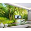 Swan Lake 3d Mural Forest Wallpaper Living Room Bedroom Background Wall Mural