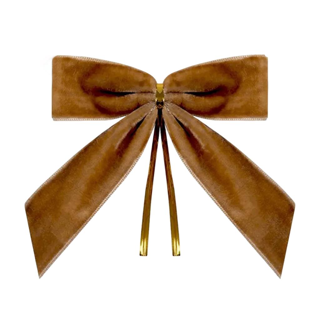 Velvet Bow Christmas Tree Decoration Pendant Christmas Atmosphere Dress Up Props