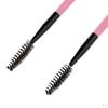 2 Pieces Professional Reusable Wands Brush Makeup Applicators Cosmetic Kit,Portable Wood Handle Es