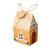 DIY Christmas Advent Calendar Box 24 Sets Xmas House Kraft Paper  Bag for Kids Adult Countdown To Christmas Gift Package
