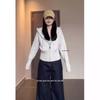 Women's Cable Knit Zip-Up Hooded Cardigan - Autumn/Spring Waist-Hugging Sweater Coat
