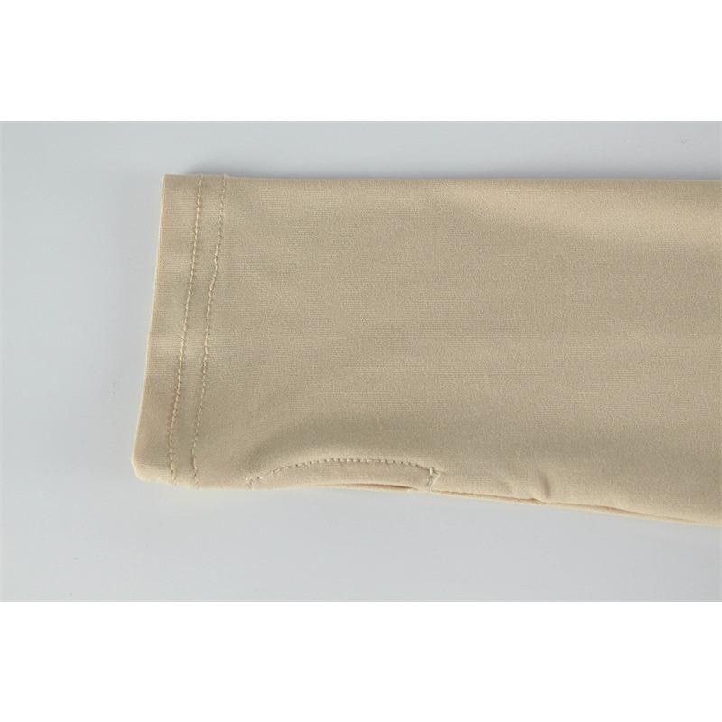 Dámská sexy přiléhavá síťovinová prošívání Průhledná Onesie Fashion Spice Girl Prvotřídní košile s dlouhým rukávem