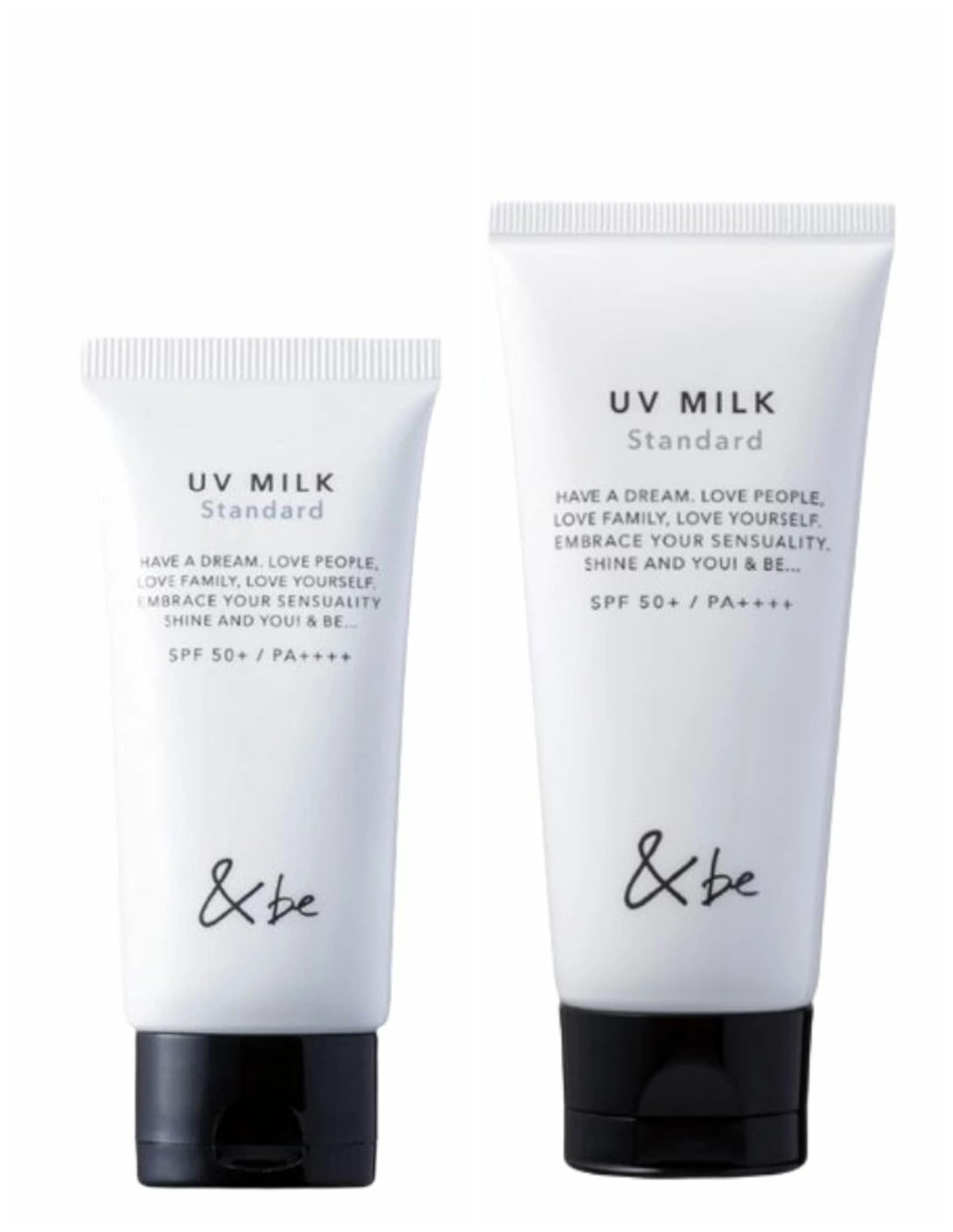 

Солнцезащитное молочко UV Milk Standard set &be SPF50+ PA++++ 30г+100г 2 шт.