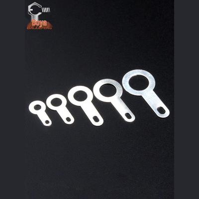 Copper Silver-Plated Solder Lug Ring Terminal with Washer M2.2-6.2
