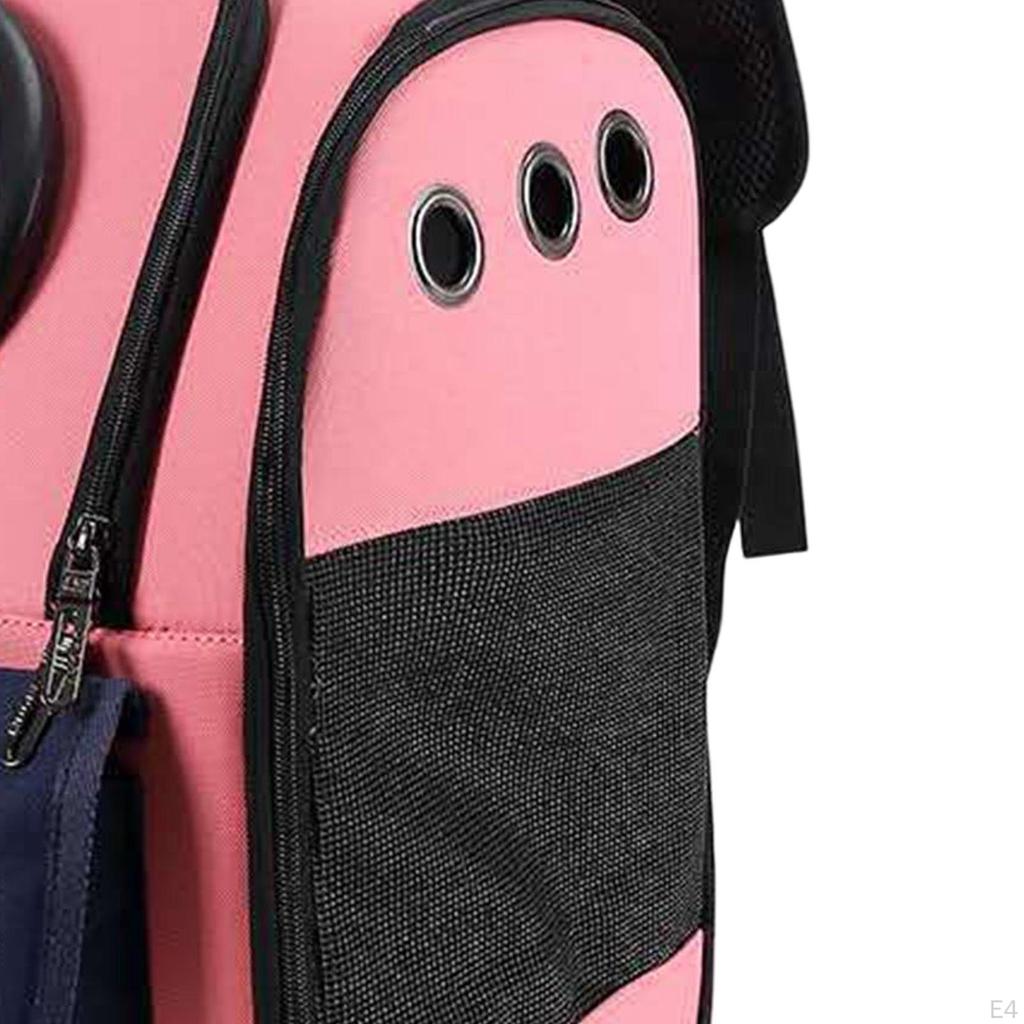 Cat Carrier Backpack Small Dog Space Capsule Knapsack Pet Travel Waterproof Breathable