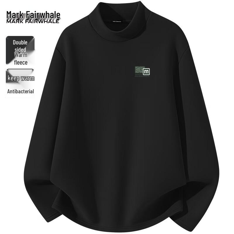 Mark Fairwhale Men's Double-Sided Velvet Thermal Long Sleeve T-Shirt