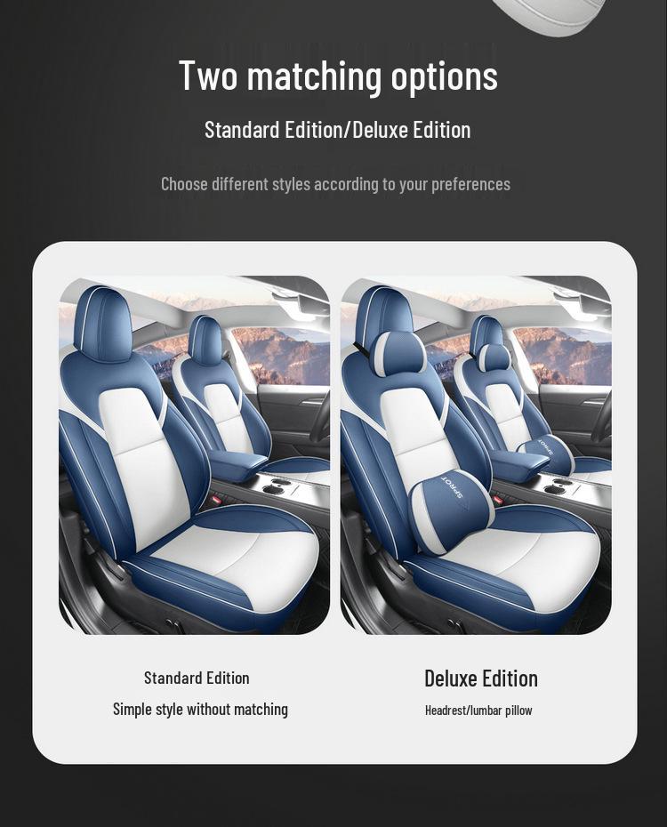 Προσαρμοσμένο Δερμάτινο Κάλυμμα Καθίσματος για Tesla Model 3 2019-2022 - Πλήρης Κάλυψη, Προσαρμοσμένη Εφαρμογή