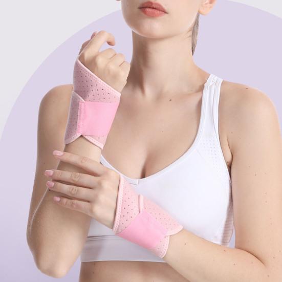 Sportliches Handgelenkband Handgelenkbandage mit Klettverschluss Verstellbares Atmungsaktives Gewebe Kompressionsstütze Handgelenkwickel Fitness Gelenkstütze Handgelenkschutz
