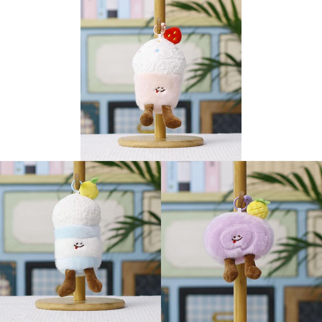 Plush Cake Pendant Cute Soft Toy For Kids And Women Gift
