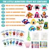 DIY Sewing Felt Set Little Monster Series Kids Educational Sewing Set Beginner Cute Felt Jewelry Kids Art Toys Birthday Gifts