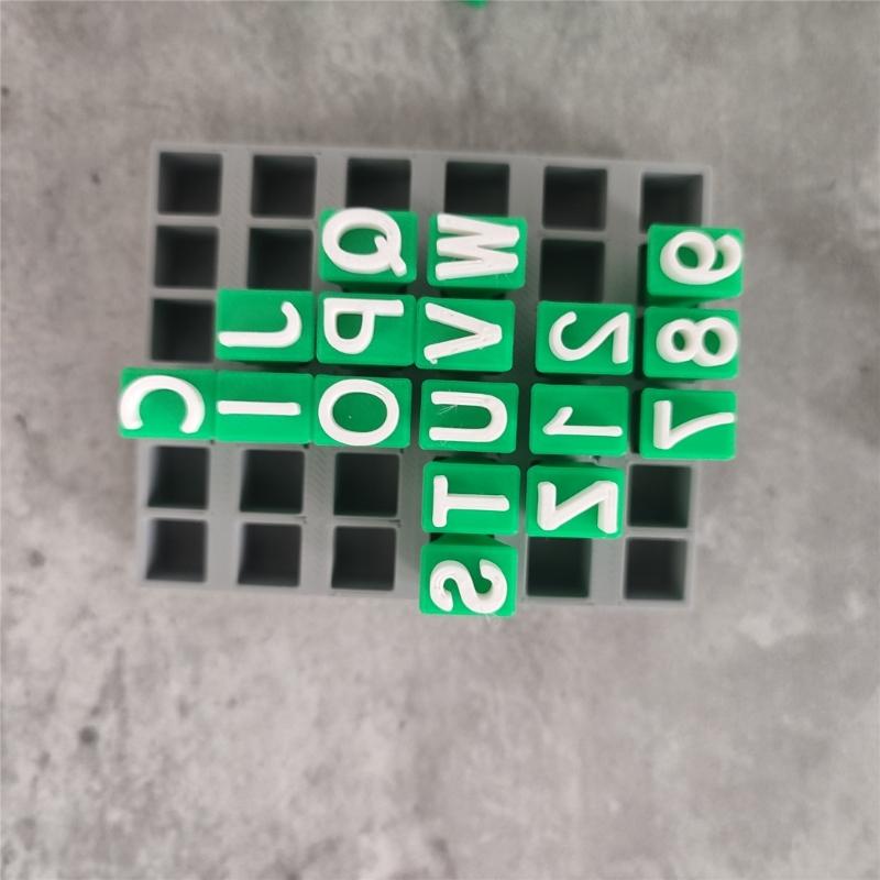 Letter Stamper Plastic Letter Stamper with Storage Case Early Learning Tool for Toddler Art Craft Scrapbooking