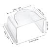 Transparent Waterproof Shell ABS Access Controller Cover Durable Rain Cover  Access Control