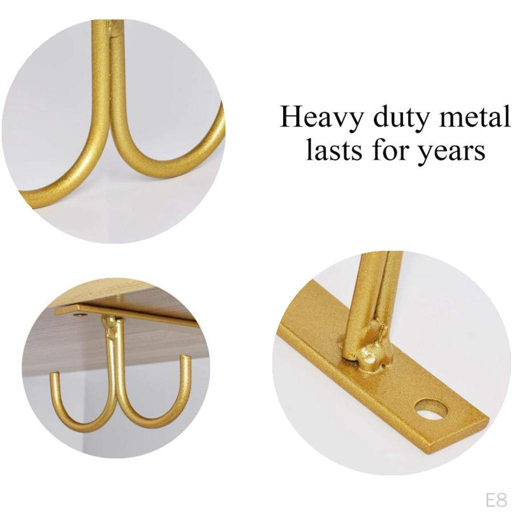 2 Pieces Hooks for Cups Glasses Storage Kitchen Utensils Ties Belts And Scarf Hook