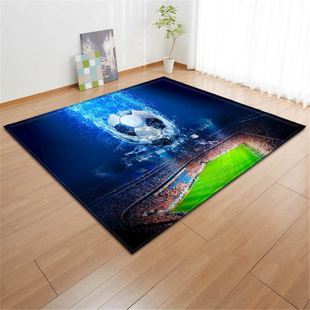 Home Decoration Living Room Carpet 3d Print Pattern Boy Bedroom Room Decoration Basketball Children 'S Room Game Kitchen Carpet