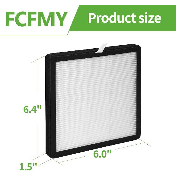 4 Packs True HEPA Replacement Filters Compatible with Westinghouse 1701 1702 1903 Purifier