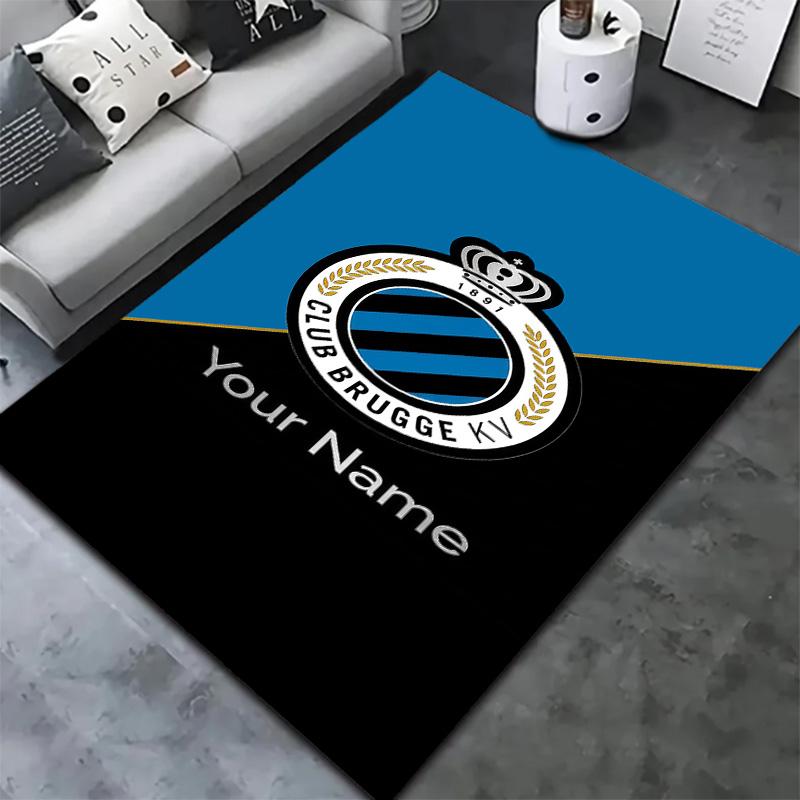 Club Brugge Kv Custom Name Carpet Rug For Living Room Bedroom Home Sofa Decoration,Kids Play Non-slip Floor Mat