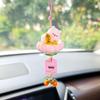 Buddha Pig Rearview Mirror Pendant - Peaceful Car Accessory & Creative Gift