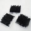 50pcs Black High-strength M3.5 Coarse Thread Screws with Countersunk Head Self-Tapping for Drywall Gypsum Board