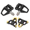 SPD‑SL Cycling Road Bike Self‑Locking Pedals with Cleats Bicycle Pedals Repair Replacement