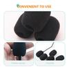 Microphone Cover 40PCS Microphone Sponge Lapel Microphone Sponge Windshield Microphone Headset Thick Washable Inner Diameter 40pcs Black Diameter