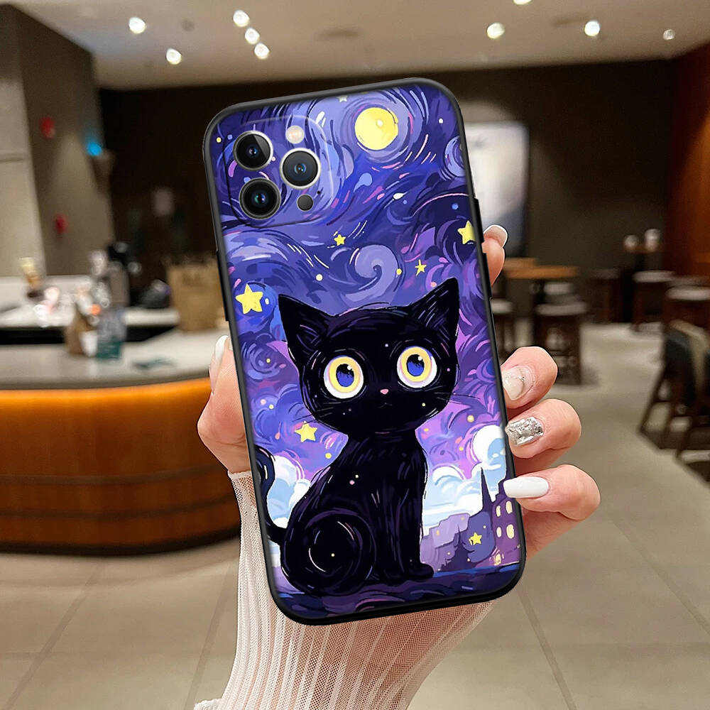 Cat Cartoon Phone Case for Xiaomi Poco C40 C51 C50 C55 C65 C71 C75 C85 F8 F7 F6 F5 F3 F2 X7 X6 X4 X3 M7 M6 M5 M4 M3 M2 Pro