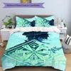 3pcs Genshin Impact pattern bedding set duvet cover set includes duvet cover &pillowcases, perfect all season bedroom decoration & gift
