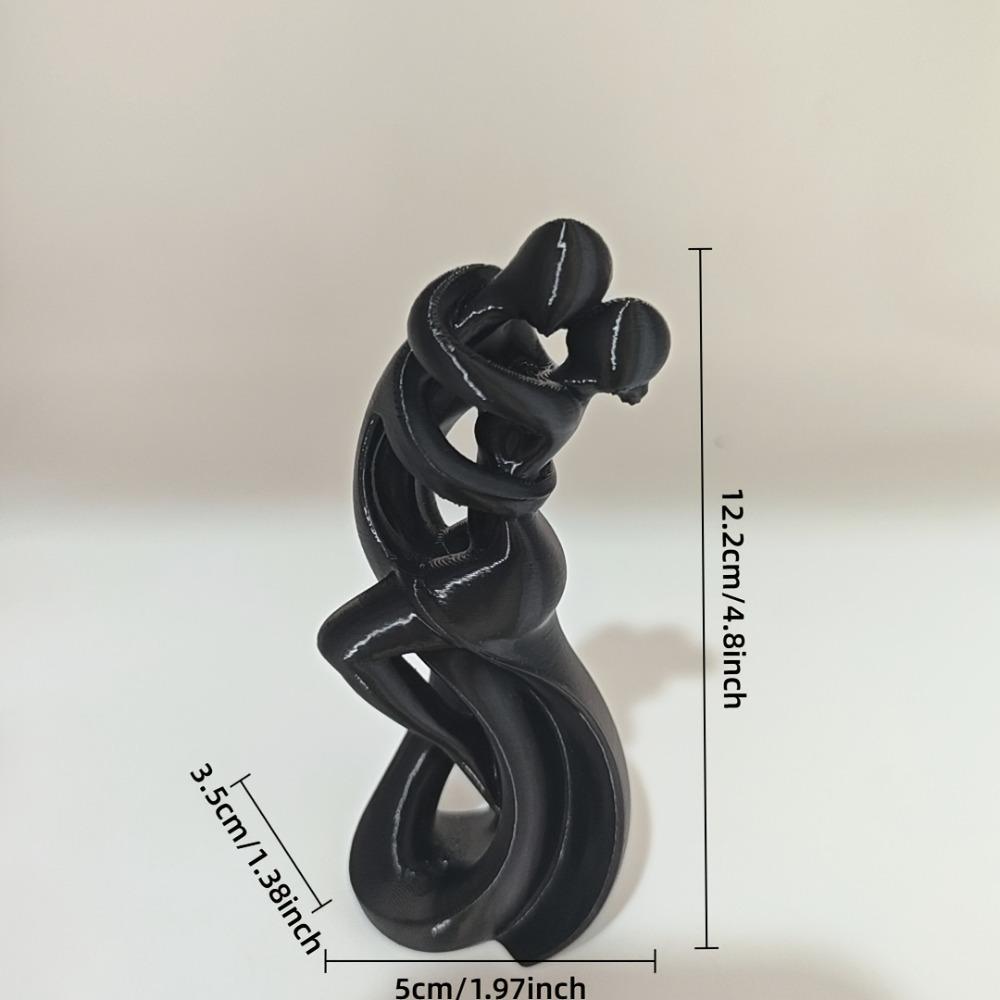 Dancer Tango Sculpture Ornament, Elegant Embrace Couple Ornament, Suitable for Living Room TV Cabinet, Valentine's Day Gift