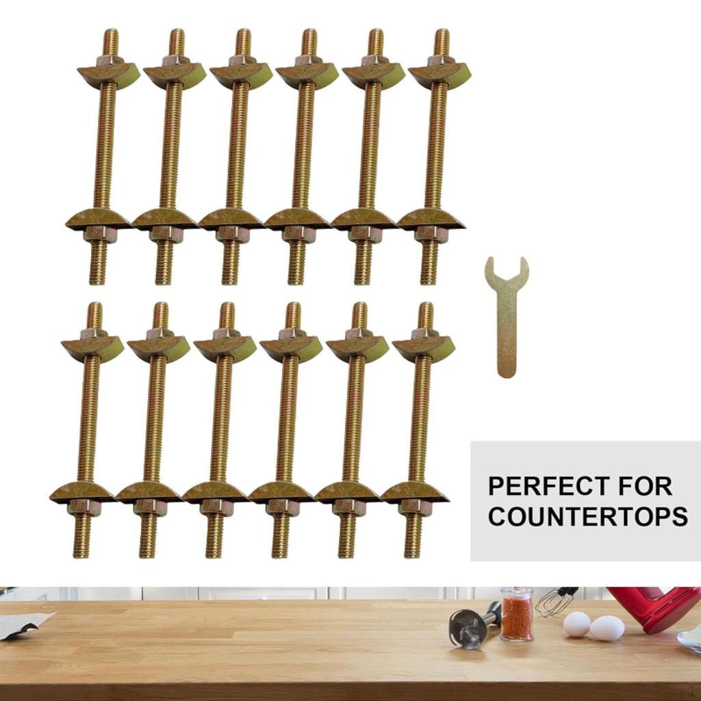 Benkeplate Koblingsbolt Seng Koblingssett DIY Entusiast Møbelfesting for Side