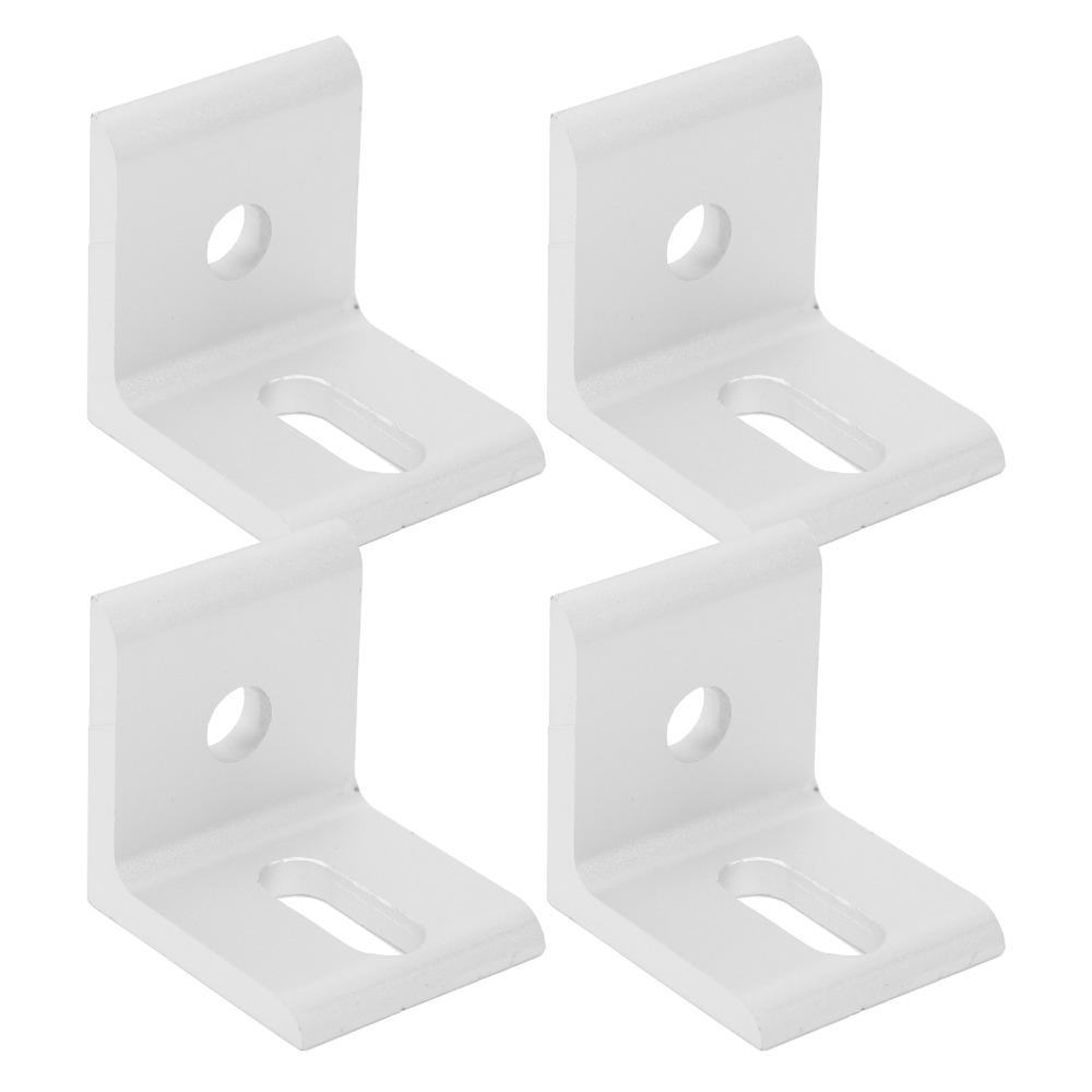 10pcs Aluminum Right Angle Corner Bracket L Shape 30*30*26mm(1.2*1.2*1.in) Inside Corner Brace L Shaped Fixed Brace Workbench