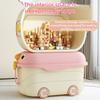 Kids Toy Storage Box Duck Organizer for Baby Clothes Books Home Organization Durable Plastic Bin