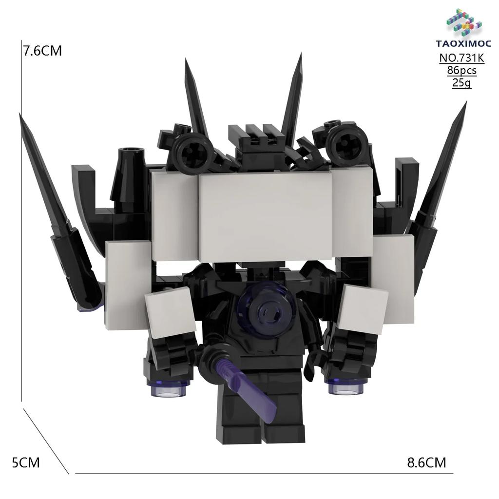 Titan ClockMan Upgrade Blocks TVman Mini Blocks Titan Dragon Drillman Titan Cameraman Building Dark Clock Man Blocks Mini Figure