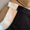 Trendy White Women’s Suit Shorts High-waisted A-line Trousers – Versatile Slimming Straight-leg Casual Wide-leg Trousers for Summer