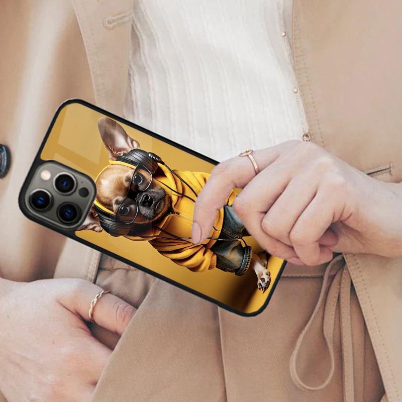 Cartoon Chihuahua Dog Magnetic Phone Case For APPLE iPhone 17 Air 16 14 13 12 Pro Max 15 Plus Wireless Charge With MagSafe Cover
