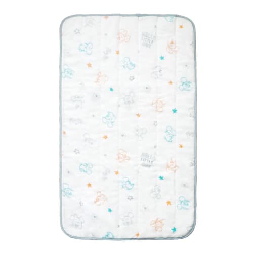 

un doudou Baby Warm Waterproof Bed Pad 70 x 120cm Flannel Disney Mickey Mouse & Minnie Mouse Soft to the touch Waterproof with rubber corners NZ3231-C