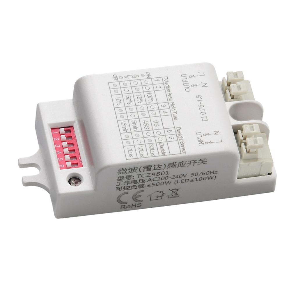 Microwave Radars Motion Sensors Infrared Sensors Switches High Sensitive Motion Sensors Light Switches Anti-interference