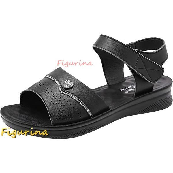 Women s sandals, easy to walk, stylish, cute, cheap, strap sandals, flat sandals, shoes, women s, black, white, fashionable