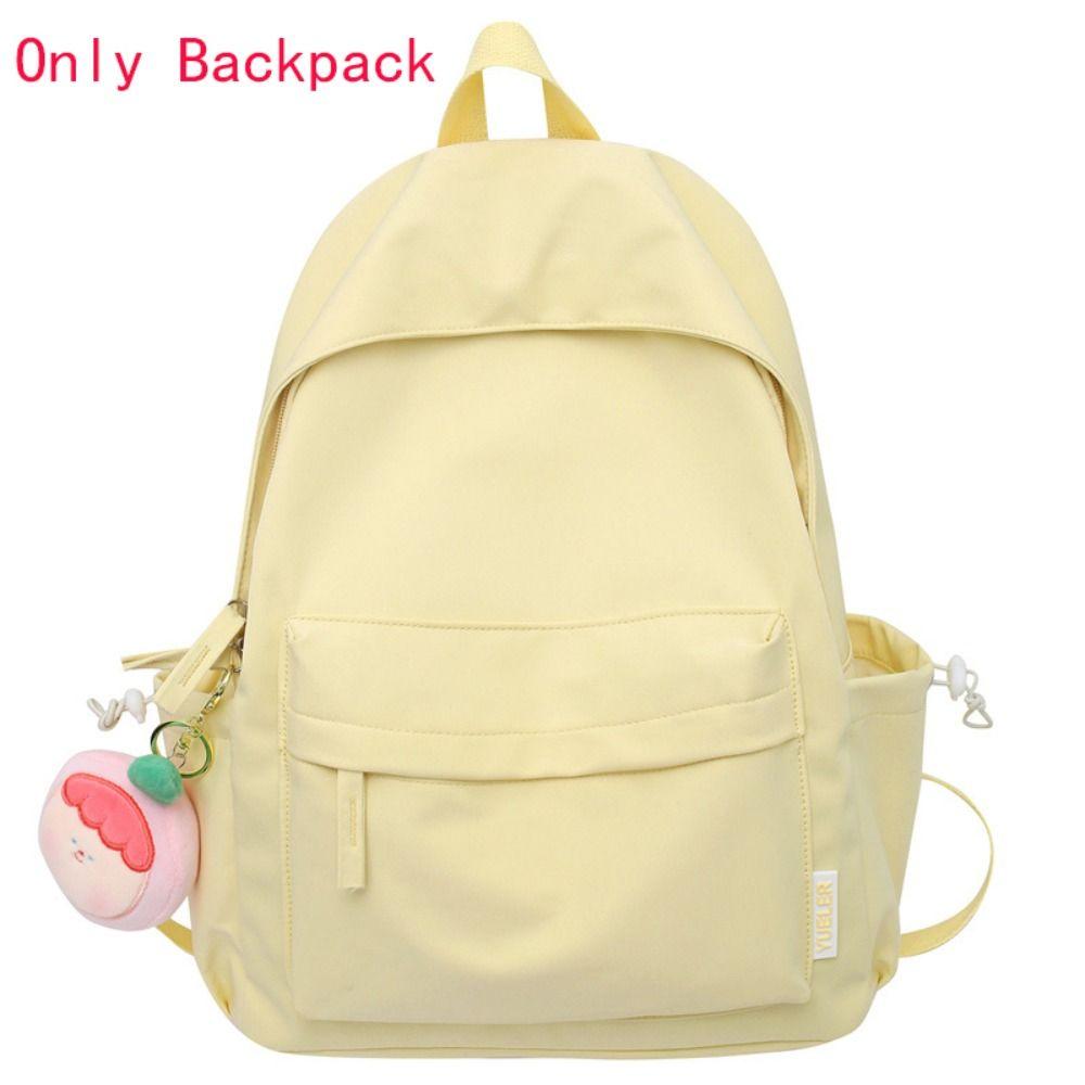 Backpack Casual Canvas Book Backpack Green Adjustable Strap Large Capacity Street Travel Bag Student School Bags Portable