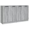 3115778 vidaXL Buffets 2 pcs Sonoma gris 60x30x70 cm Bois d'ingénierie