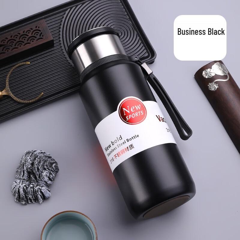ZISIZ Large Capacity Outdoor Insulated Tea Bottle
