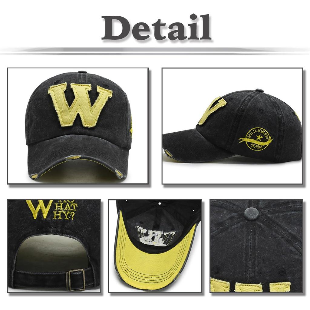 Sun CZA400 [White Fang] Hat, Cap, Denim, Sports, Casual, Protection, Vintage, Men's, Women's, (Gray)