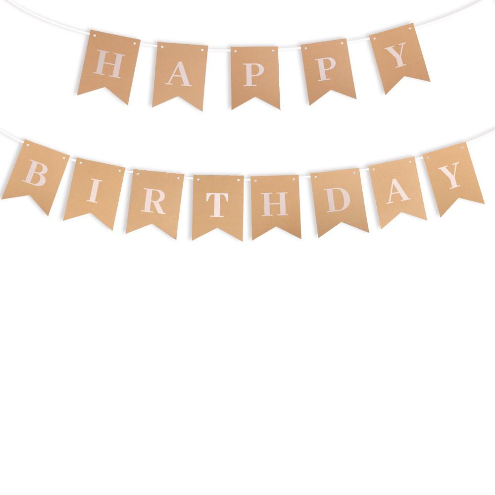 

Delightful Happy Paper Birthday Letter Banners For Unique Childrens Party Essentials Decoration