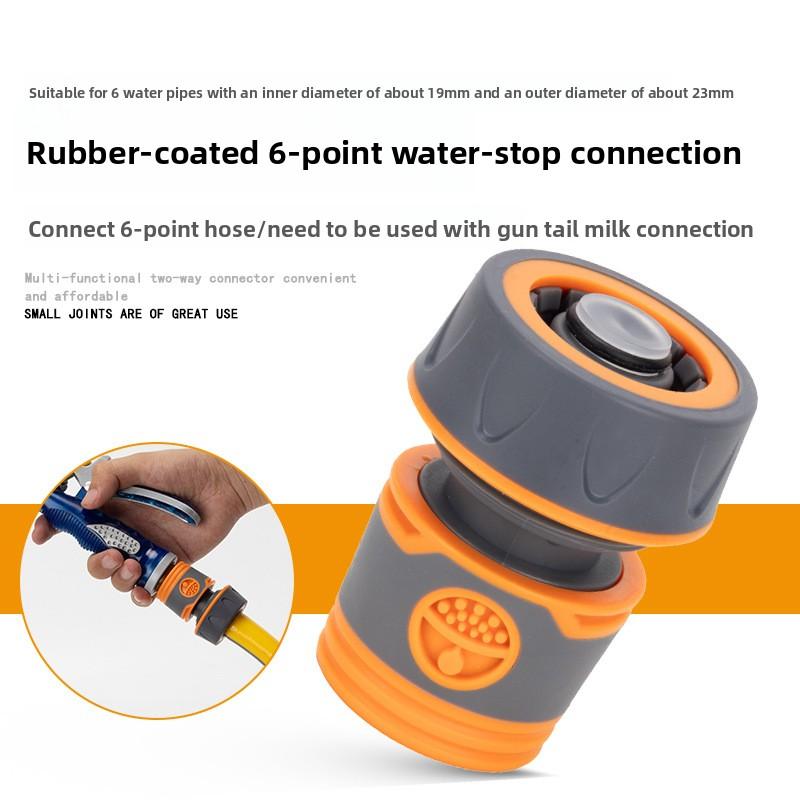 Szybkozłącze węża ogrodowego 1/2 3/4 1 Cal złączka rurowa Stop złącze wody 16/20/32mm naprawa wspólnego System nawadniania