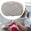 Filato di lana spesso Jumbo lavorato a mano all'uncinetto Peso voluminoso per cappelli artigianali