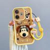 KEYSION Støtsikkert deksel til OPPO A5 Pro 5G med snor Myk silikon Søt 3D tegneserie dukke telefondeksel til OPPO A5 Pro